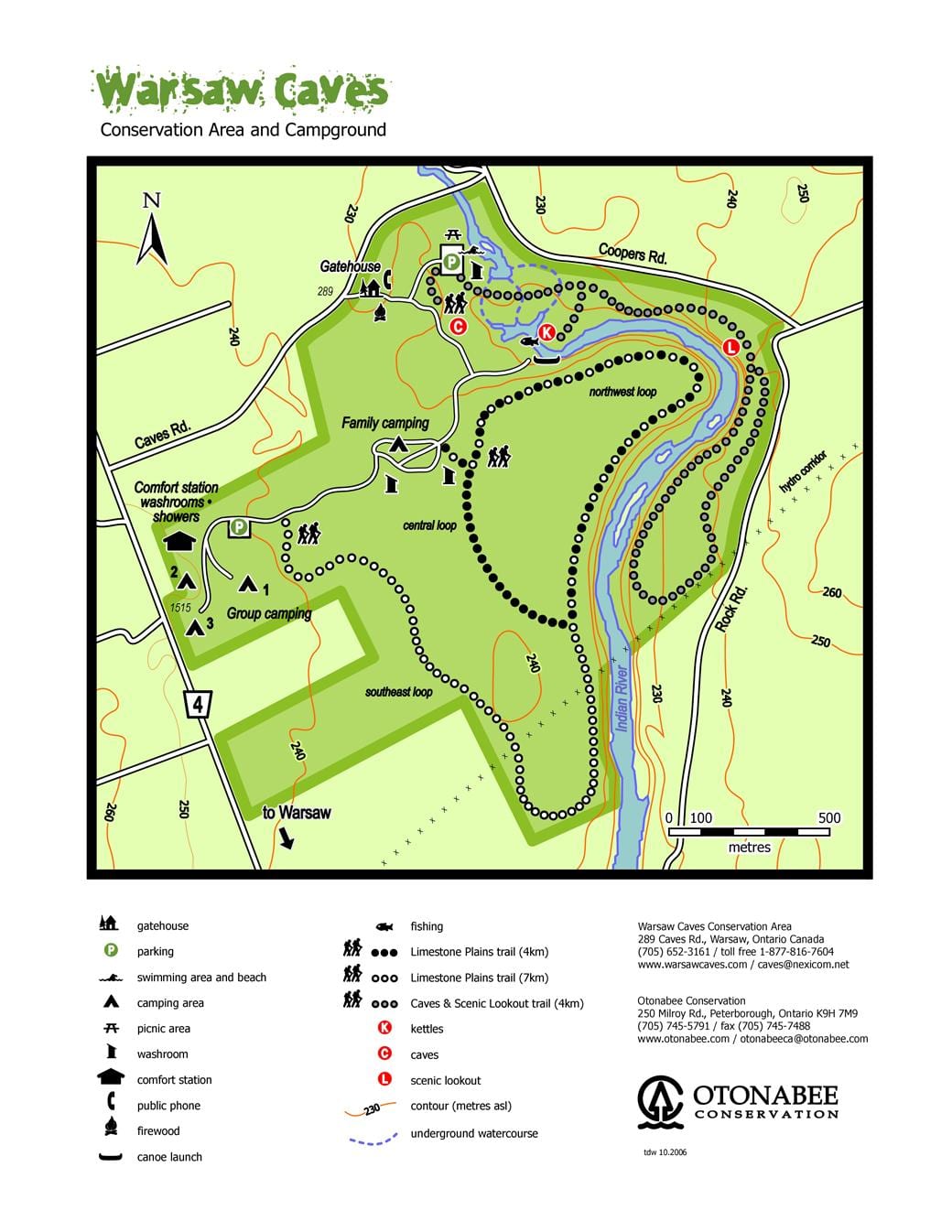Mapa de Varsóvia cavernas