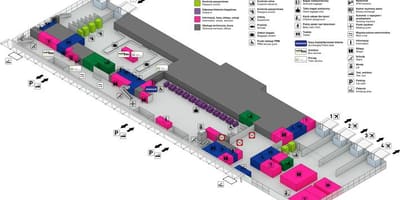 Mapa de Varsóvia modlin 